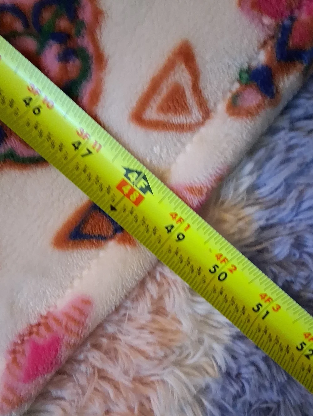 Jessica Simpson White Bedding Throw with Pink, Orange and Green Medallion Print
